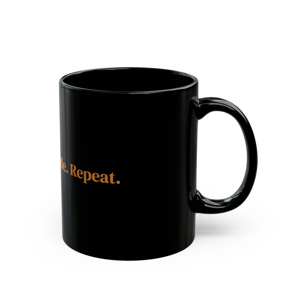 Black Coffee Mug (11oz & 15oz) — Classic Glossy Ceramic Drinkware